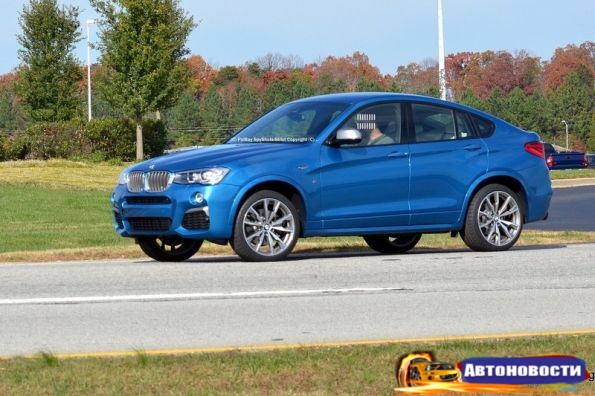 BMW X4 M40i Long Beach Blue готовиться к дебюту в Детройте - «Авто - Новости»
