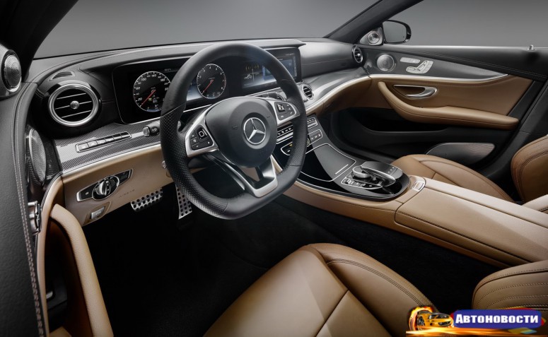 Mercedes показал интерьер нового E-Class 2016 - «Mercedes-Benz»