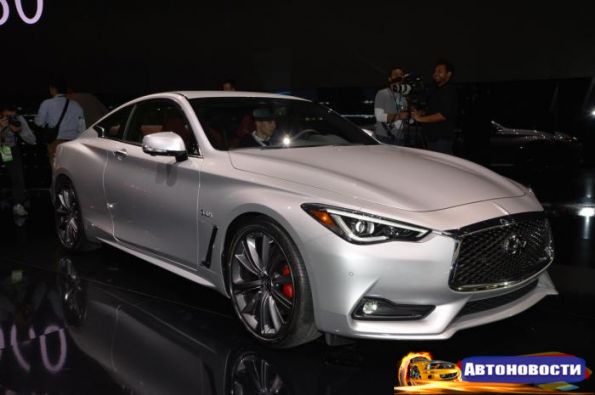 2017 Infiniti Q60 купе получил битурбо V6 с 400 л.с. - «Авто - Новости»