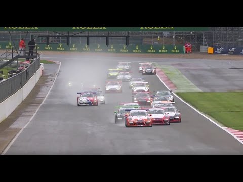 Porsche Carrera Cup GB 2016: Silverstone Rounds 3 & 4 Highlights  - «видео»