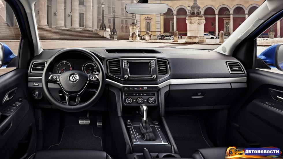VW раскрыл интерьер обновленного Amarok - «Автоновости»