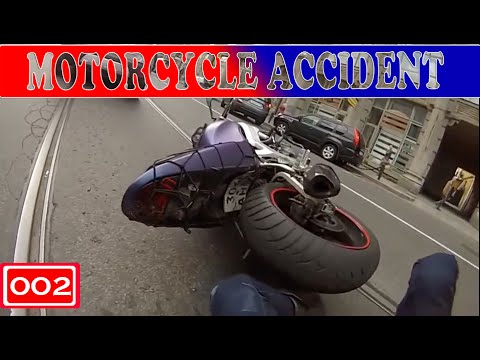 Motorcycle Accident (Compilation -002-)  - «происшествия видео»