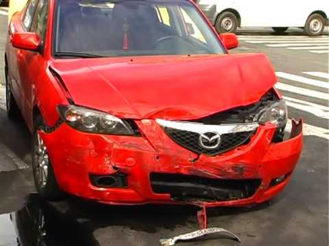 ДТП на перекрестке - не разминулись Mazda и Fiat  - «происшествия видео»