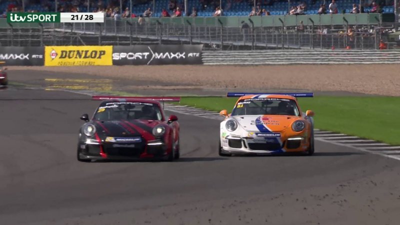Highlights from Porsche Carrera Cup GB at Silverstone  - «видео»