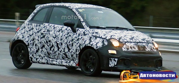 Fiat впервые вывел на тесты обновленный 500 Abarth - «Автоновости»