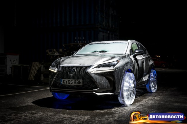 Lexus сделал для NX ледяные колеса - «Автоновости»