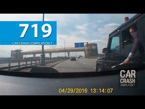 Car Crash Compilation  719 - April 2016 (English Subtitles)  - (видео)