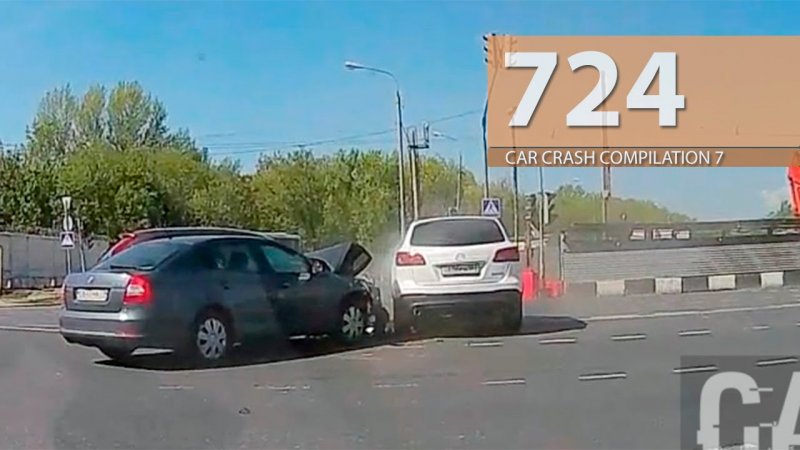 Car Crash Compilation # 724 - May 2016 (English Subtitles)  - «происшествия видео»