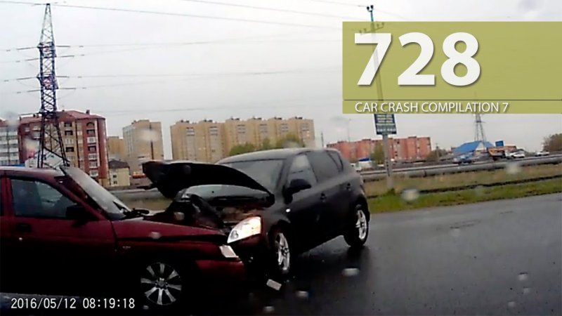 Car Crash Compilation # 728 - May 2016 (English Subtitles)  - «происшествия видео»