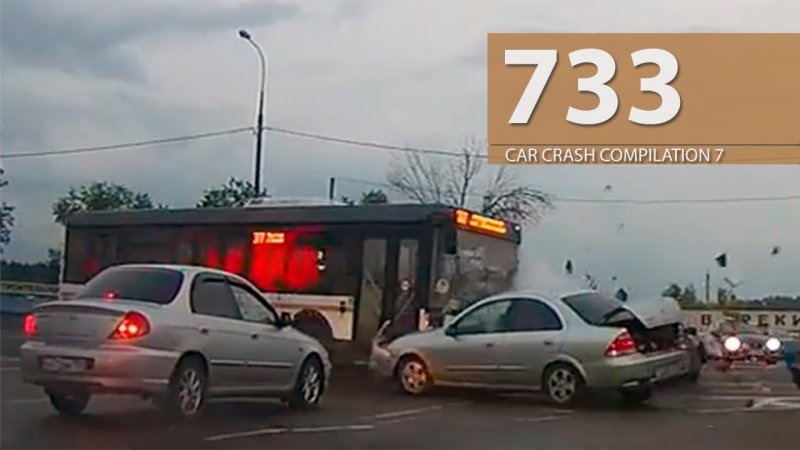 Car Crash Compilation # 733 - May 2016 (English Subtitles)  - «происшествия видео»