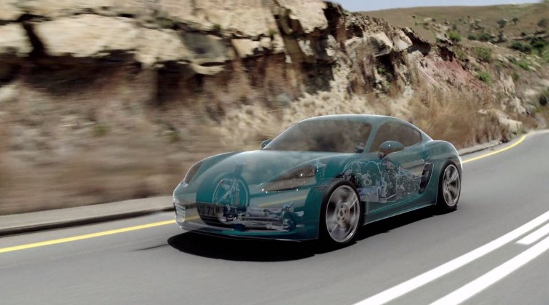 The new 718 Cayman – PTV (Porsche Torque Vectoring)  - «видео»