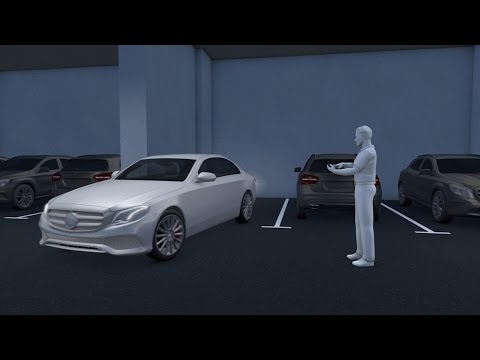 E-Class Saloon: Remote Parking Pilot - Mercedes-Benz original  - «видео»