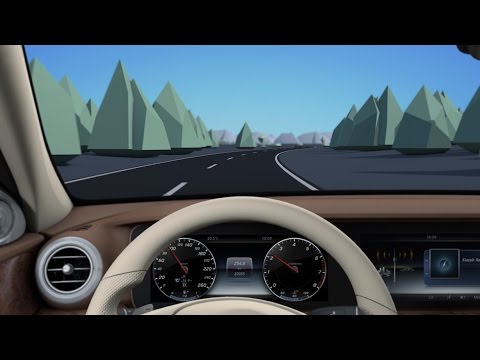 E-Class Saloon: Steering Pilot - Mercedes-Benz original  - «видео»