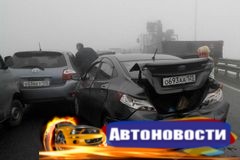 На трассе во Владивостоке из-за тумана в ДТП попали 40 машин (ФОТО и ВИДЕО) - «Автоновости»