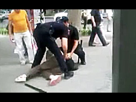 "Помогите убивают!" - полицейские избили инвалида  - «происшествия видео»