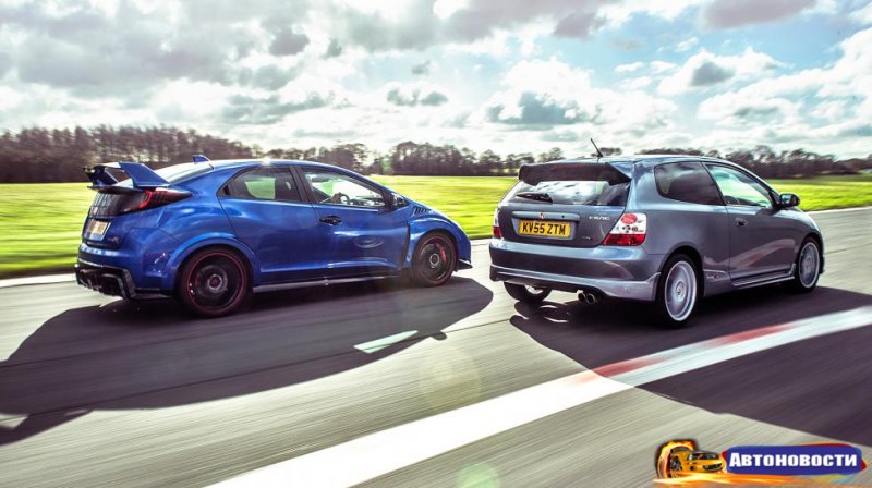 Фото дня: эволюция Honda Civic Type-R - «Автоновости»