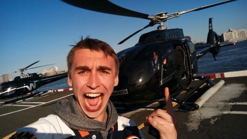 На Вертолете над Нью-Йорк`ом / Блог из Америки. Часть 4  - «видео»