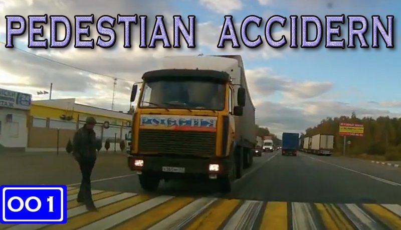 Pedestrian Accident (Compilation -001-)  - «происшествия видео»