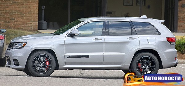 Внешность Jeep Grand Cherokee SRT рассекретили до премьеры - «Автоновости»