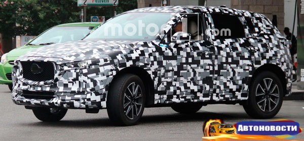 Кроссовер Mazda CX-5 нового поколения впервые замечен на тестах - «Автоновости»