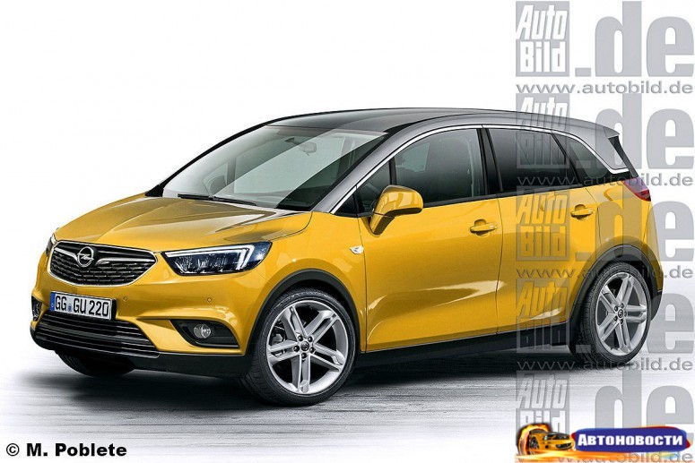 Opel сделает из минивена Meriva кроссовер - «Opel»