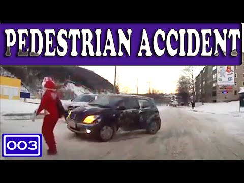 Pedestrian Accident (Compilation -003-)  - «происшествия видео»