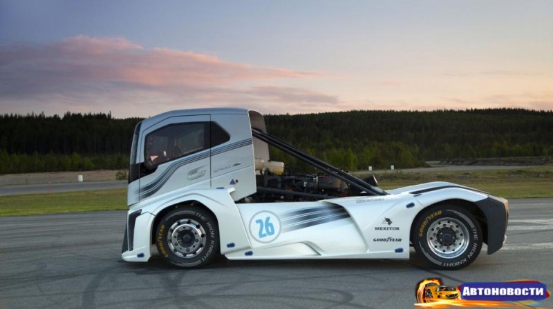 2400-сильный грузовик Volvo установил два рекорда скорости - «Автоновости»