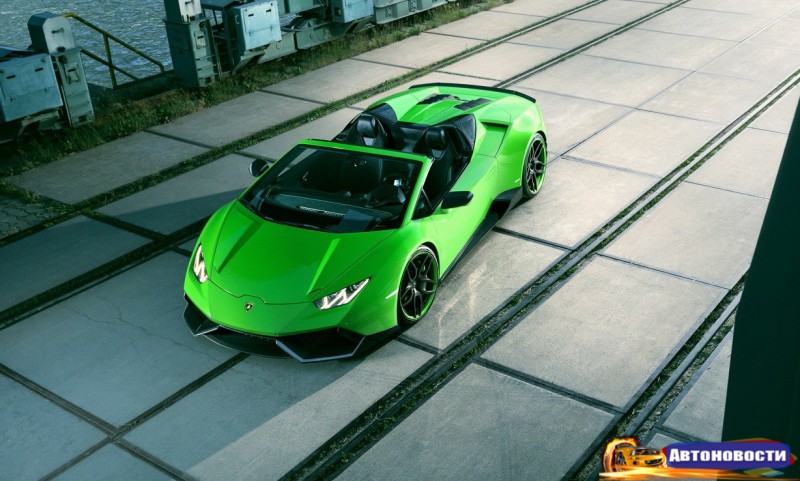 Зеленый как Халк: Novitec построил 860-сильный Lamborghini Huracan - «Lamborghini»