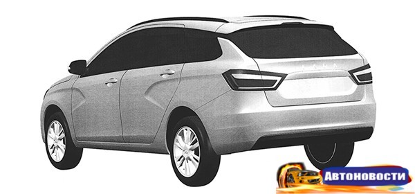 АвтоВАЗ запатентовал Lada Vesta в новом кузове - «Автоновости»