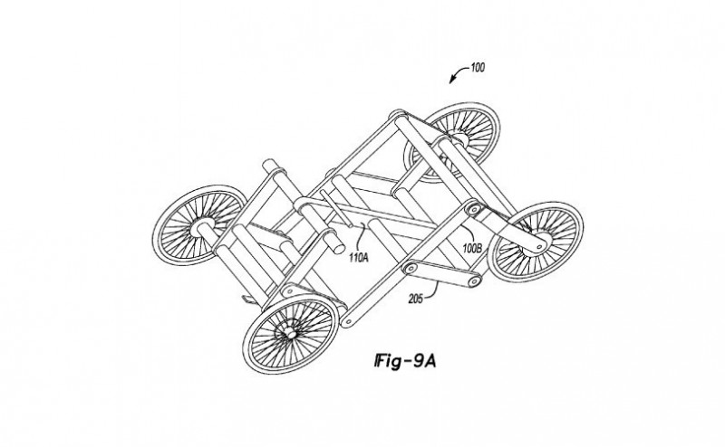 Форд запатентовал складывающийся автомобиль - «Автоновости»