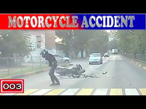 Motorcycle Accident (Compilation -003-)  - «происшествия видео»