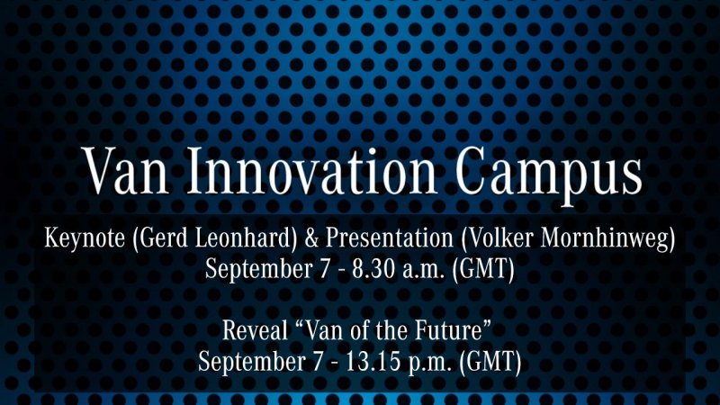 Van Innovation Campus: Key Note Speech of Gerd Leonhard and Presentation of Volker Mornhinweg  - «видео»