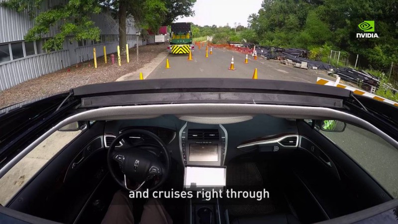 Беспилотный автомобиль от NVIDIA, оказался круче Tesla (видео) - «Видео»