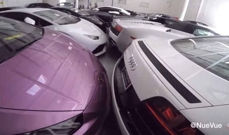 Как от урагана во Флориде спасались 38 Lamborghini: видео - «Видео»