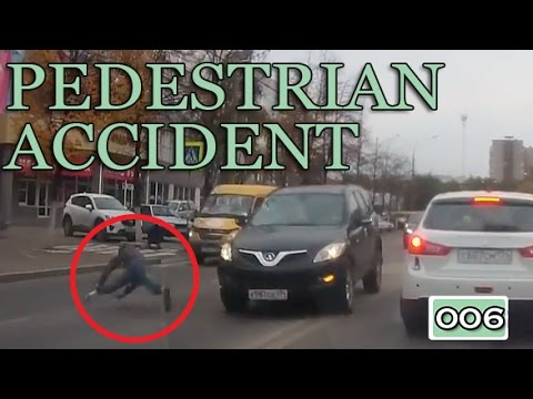 Pedestrian Accident (Compilation -006-)  - «происшествия видео»