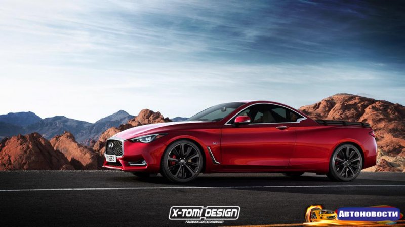 Infiniti Q60 прикинулся пикапом - «Автоновости»