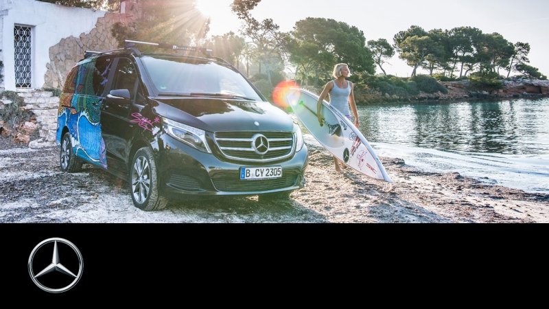 Painted Life: Sonni Honscheid and the V-Class – Mercedes-Benz Original  - «видео»