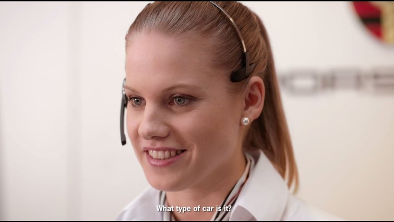 Porsche 111 Diesel Cabriolet - a very special car needs a very special service.  - «видео»