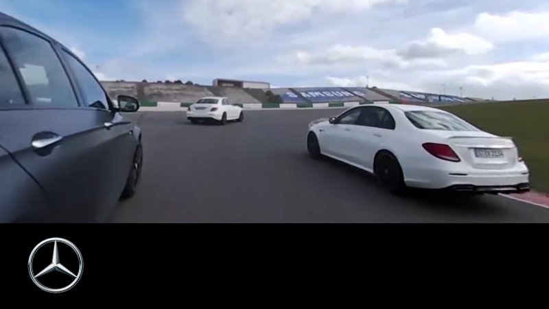 360° Race video of the Mercedes-AMG E 63 – Mercedes-Benz original.  - «видео»
