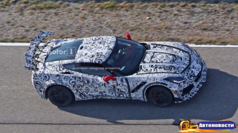 Chevrolet Corvette ZR1 прорезался из-под пленки - «Автоновости»