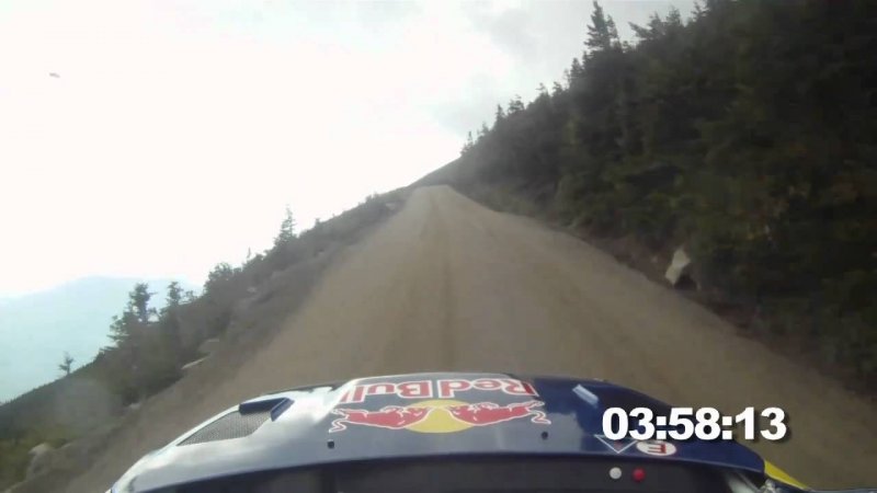 FULL RUN - Travis Pastrana's rally hillclimb up Mt. Washington  - «видео»
