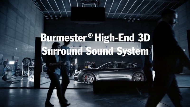 The new Panamera – Burmester® High-End 3D Surround Sound System.  - «видео»