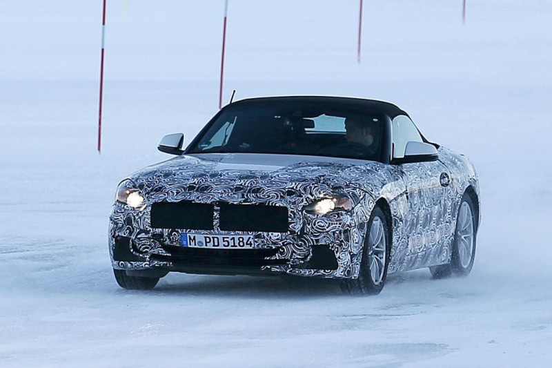 Будущий BMW Z5 попался фотошпионам во время зимнего тестирования - «BMW»