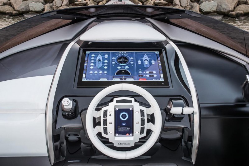 Lexus представил собственное видение скоростной яхты премиум-класса - «Видео»