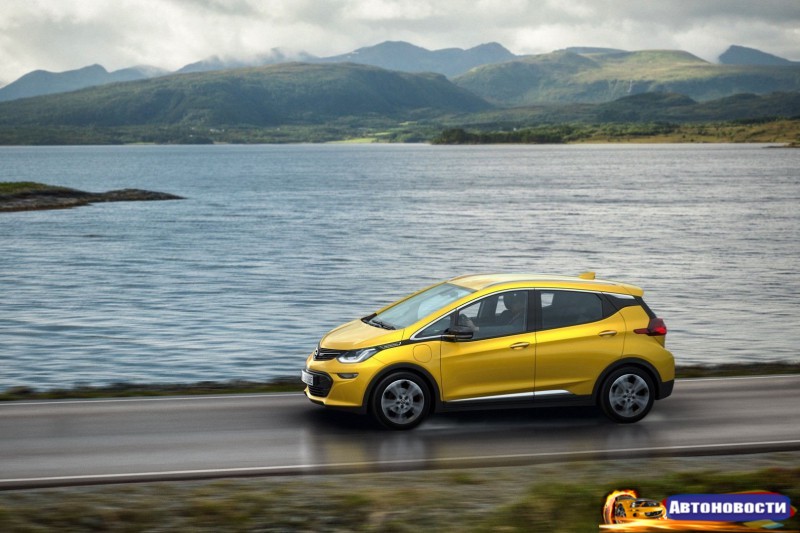 Новый электрокар 2017 Opel Ampera-e в Норвегии стоит дороже BMW i3 - «Opel»