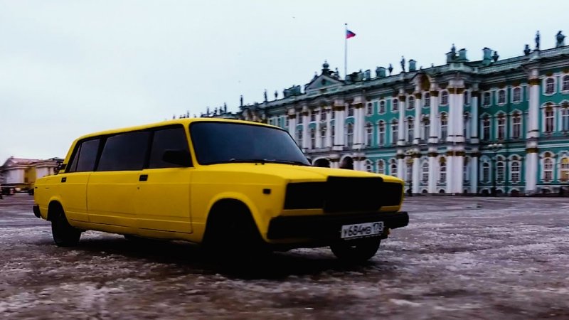 Лимузин из Жигулей / Первый выезд в город! БАНАН #5  - «видео»
