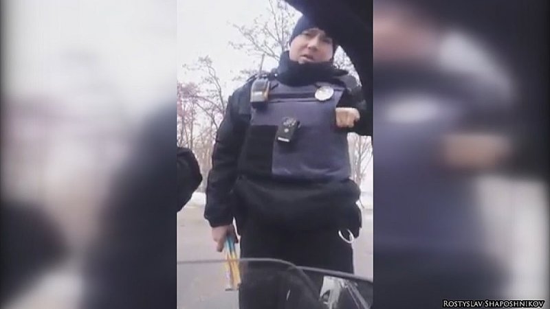 Лживая патрульная полиция Запорожья  - «происшествия видео»