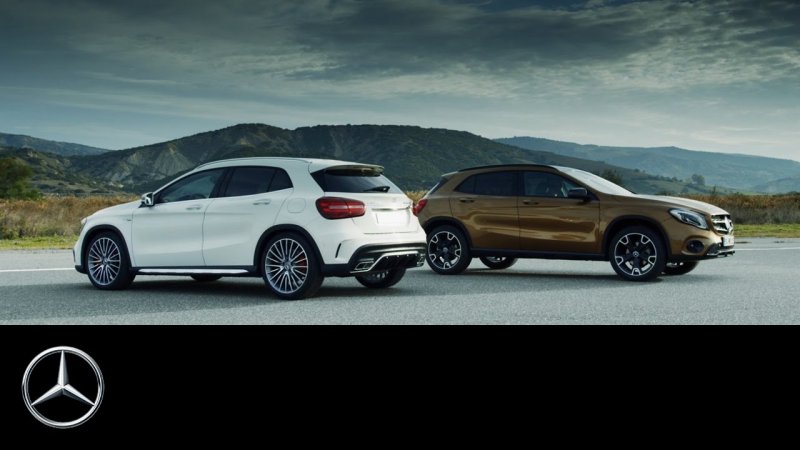 The new GLA: Fitness programme for compact SUV – Trailer – Mercedes-Benz original  - «видео»