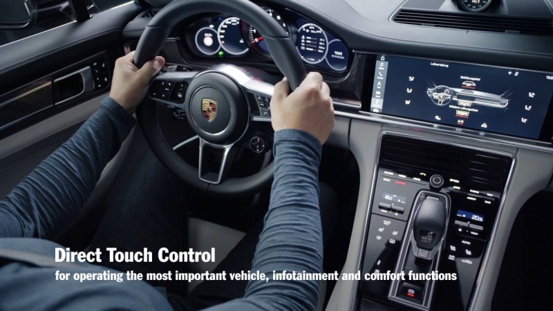 The new Panamera – Porsche Advanced Cockpit  - «видео»