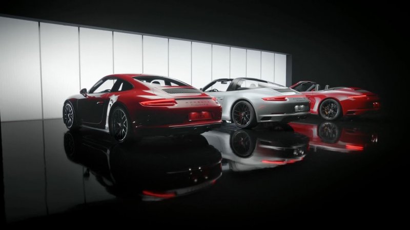 The new Porsche 911 GTS models. Features.  - «видео»